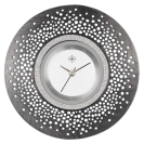 Deja vu Uhr, Schmuckscheiben, Metall-Design, To 15-2 sw