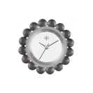 Deja vu Uhr, Schmuckscheiben, Metall-Design, To 21 sw