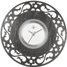 Deja vu Uhr, Schmuckscheiben, Metall-Design, To 27 sw