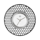 Deja vu Uhr, Schmuckscheiben, Metall-Design, To 29 sw