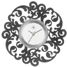 Deja vu Uhr, Schmuckscheiben, Metall-Design, To 68 sw