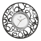 Deja vu Uhr, Schmuckscheiben, Metall-Design, To 92 sw