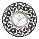 Deja vu Uhr, Schmuckscheiben, Metall-Design, To 96 sw