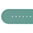 Deja vu watch, watch straps, leather straps, leather 30mm, gilded closure, Ub 134 - 1 g, cyan