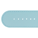 Deja vu watch, watch straps, leather straps, leather 30mm, gilded closure, Ub 33-g, light blue