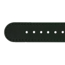 Deja vu watch, watch straps, leather straps, leather 20mm, steel closure, Us 39, dark khaki