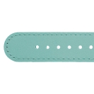 Deja vu watch, watch straps, leather straps, leather 20mm, steel closure, Us 58, larimar