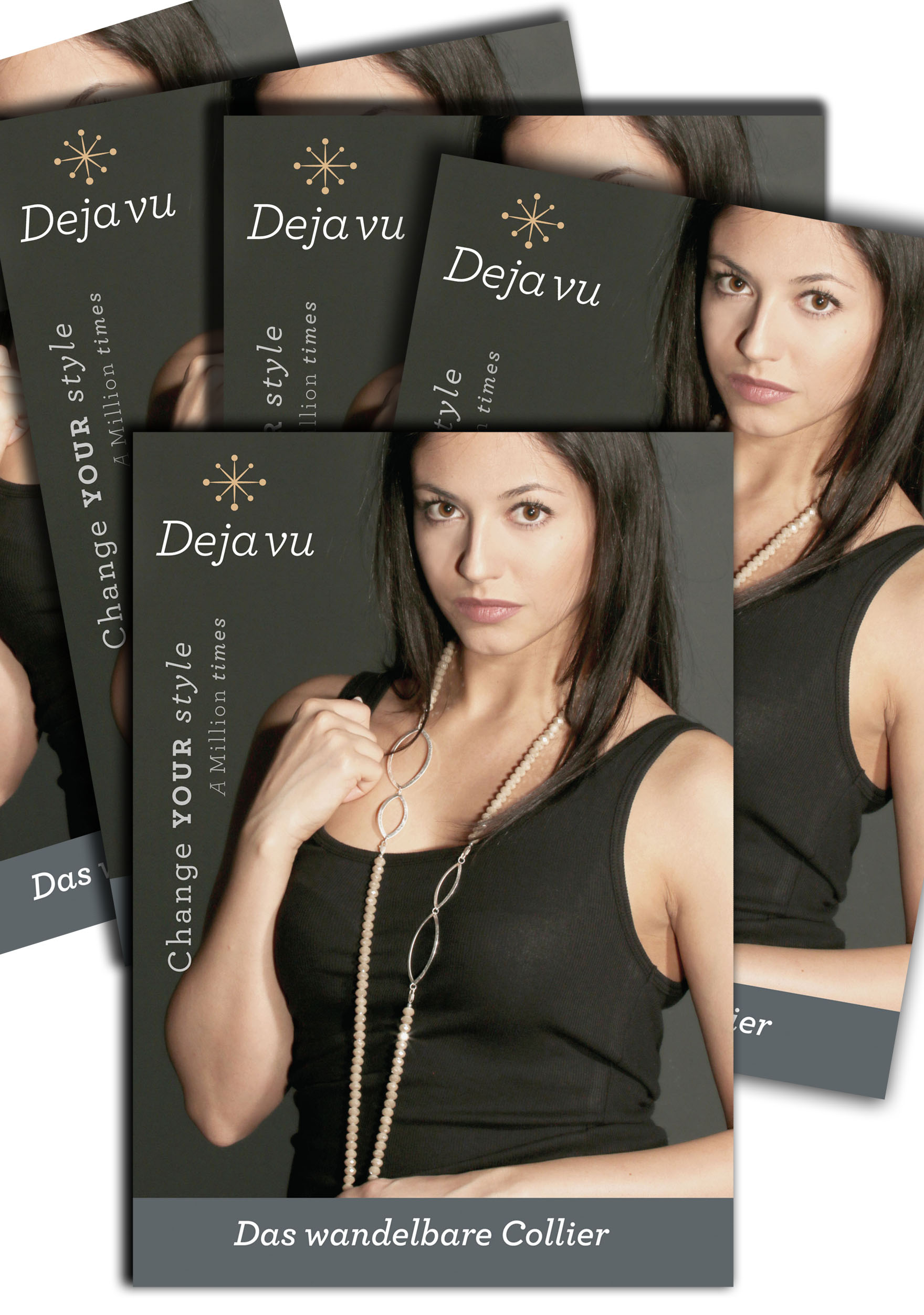 Deja vu Necklace, Catalogs, storage, ect., Flyer  Collier